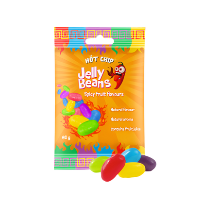 Jelly Beans Spicy Fruit Flavours 60g